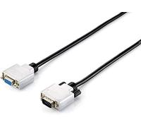 VGA-Kabel Equip Verl. HDB 15pin St/Bu 1.80m HQ schwarz