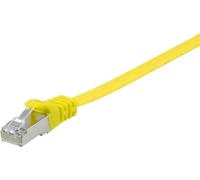 Equip Cat.6A U/FTP Flat Patchkabel, 10m, jaune
