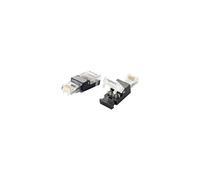 Equip Connecteur réseau RJ-45 mâle CAT5e non blindé noir – Pack de 2