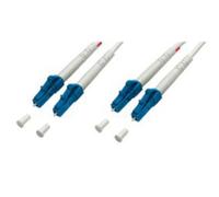 equip - Cordon de raccordement - LC multi-mode (M) pour LC multi-mode (M) - 1 m - fibre optique - 62,5 / 125 microns - orange