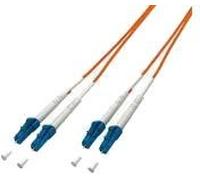 equip - Cordon de raccordement - LC multi-mode (M) pour LC multi-mode (M) - 5 m - fibre optique - 50 / 125 microns - orange