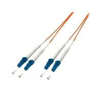 equip - Cordon de raccordement - LC/UPC multimode (M) pour LC/UPC multimode (M) - 5 m - fibre optique - 50 / 125 microns - OM3 - démarré - orange