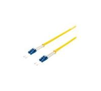 equip - Cordon de raccordement - mode unique LC (M) pour mode unique LC (M) - 1 m - fibre optique - duplex - 9 / 125 micromètres - OS2 - démarré -