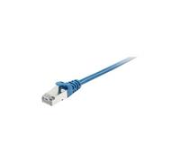 equip - Cordon de raccordement - RJ-45 (M) pour RJ-45 (M) - 10 m - SFTP, PiMF - CAT 6a - sans halogène, moulé, sans crochet, bloqué - bleu