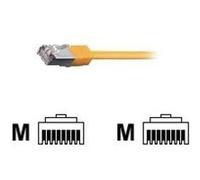 equip - Cordon de raccordement - RJ-45 (M) pour RJ-45 (M) - 15 m - SFTP - CAT 6 - sans halogène, moulé, bloqué - orange G