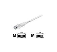 equip - Cordon de raccordement - RJ-45 (M) pour RJ-45 (M) - 2 m - FTP - CAT 6a - moulé - blanc