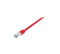 equip - Cordon de raccordement - RJ-45 (M) pour RJ-45 (M) - 2 m - paire torsadée écrantée (F/UTP) - CAT 5e - moulé, bloqué - rouge