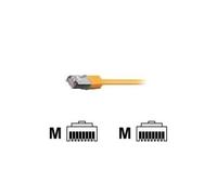 equip Cordon de raccordement RJ-45 mâle-mâle CAT6 SFTP 2 m sans halogène moulé bloqué orange