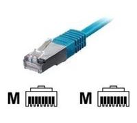 equip - Cordon de raccordement - RJ-45 (M) pour RJ-45 (M) - 2 m - SFTP - CAT 6a - sans halogène, moulé, bloqué - bleu G