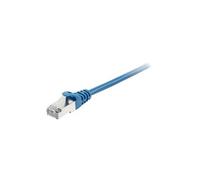 equip Cordon de raccordement RJ-45 (M) pour RJ-45 (M) 20 m SFTP, PiMF CAT 6a moulé, bloqué bleu