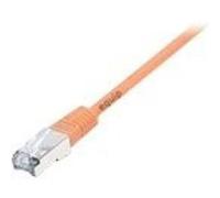 equip - Cordon de raccordement - RJ-45 (M) pour RJ-45 (M) - 3 m - SFTP - CAT 6 - sans halogène, moulé, bloqué - orange