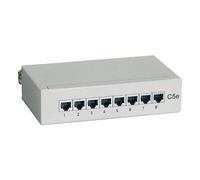 equip Desktop - Tableau de connexions - CAT 5e - gris clair, RAL 7035 - 8 ports