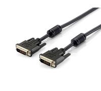 Equip DVI Digital Dual Link Cable with 2 x Ferrite Core 1.8 m Black