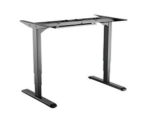 Equip Ergo elek. 650805 Cadre de Bureau DualMoto Noir