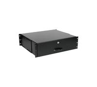 Equip EZD-3-B Tiroir Rack 19" 3U Noir, Acier 1mm, 485x400x130mm, Compatibilité Rack 19 pouces (48.3cm), Profondeur 400mm