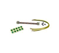 Equip EZG-6 Kit de Mise à la Terre pour Rack, Multicolore, Dimensions 220x25x25mm, Poids 75g, Origine Turquie, Code SH 853710980019