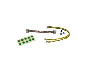 Equip EZG-6 Kit de Mise à la Terre pour Rack, Multicolore, Dimensions 220x25x25mm, Poids 75g, Origine Turquie, Code SH 853710980019