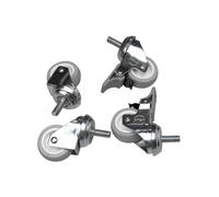 Equip EZW-1 : Kit de 4 roulettes argentées 30x30x60mm pour racks, origine Turquie, dimensions colis 200x160x90mm, poids 1.01kg, code SH 853710980019