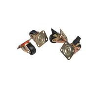 Equip EZW-2 : Kit de 4 roulettes noires pour racks, dimensions 60x40x75mm, charge max supportée par palette : 1487kg, code SH : 853710980019