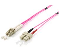 Equip Fibre Optic Patch Cable LC > SC 50/125 mμ 2.00 m Multimode Duplex Purple P