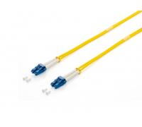 Equip 254435 : Câble Fibre Optique Monomode OS2 5m LC/LC 9/125µm LSZH Jaune, Perte d'Insertion 0.3dB, -20°C à 70°C, REACH/RoHS