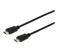 Câble de raccordement Equip HDMI Fiche mâle HDMI-A 10.00 m noir 119373 contacts dorés Câble HDMI