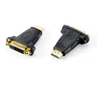 equip - Adaptateur vidéo - DVI-D femelle pour HDMI mâle - blindé - noir