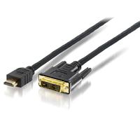 equip - Câble vidéo/audio - HDMI (M) pour DVI-D (M) - noir