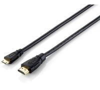 Equip HDMI HS Ethernet 1.4 A-C 4K/30Hz 2.00m schwarz Polybeutel