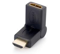 Equip HDMI Knickadapter 1920x1080/60Hz St/Bu 180° schwarz Polybeutel