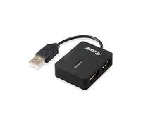Equip Hub USB 128952 2 ports USB-A USB 2.0 480 Mbit/s noir