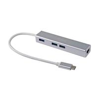 Equip Hubs USB-C à 3 ports USB 3.0 avec adaptateur Gigabit