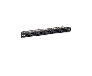 equip ISDN So Patch Panel - Tableau de connexions - CAT 3 - noir - 1U - 19" - 50 ports