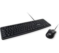 Equip Kabelgebundene Kombi Keyboard+Mouse, schwarz, italieni