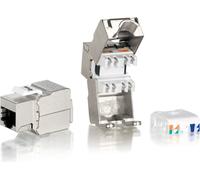 Equip 8x Keystone Jack Cat.6 Fully-Shielded Tool-Free Port Shielded, tool-free,