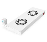 Equip Module de ventilateur 19" pour armoire serveur - 2 ventilateurs - RAL7035