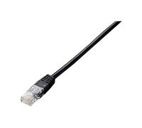 Equip Life - Cordon de raccordement - RJ-45 (M) pour RJ-45 (M) - 50 cm - UTP - CAT 5e - moulé, bloqué - noir