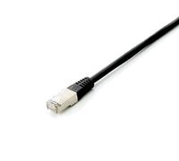 Equip Lot de 10 câbles patch Cat6A S/FTP 2 x RJ45 1 m LSZH Noir