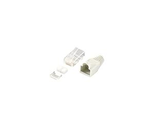 Equip Lot de 100 connecteurs Cat6 RJ45 UTP non blindés Sac en polyéthylène