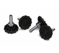 Equip Pieds pour armoire de serveur – Lot de 4 – 60 mm – Noirs