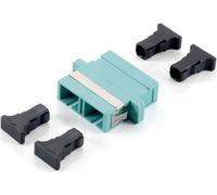 Equip LWL-Koppler SC->APC Multimode Duplex OM3 12Stk blau