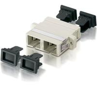 Equip LWL-Koppler SC->UPC Multimode Duplex OM4 beige