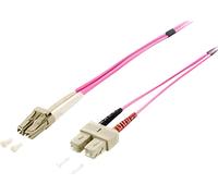 Equip LWL Patchkabel LC->SC 10.00m Multimode Duplex OM4 vi Polybeutel