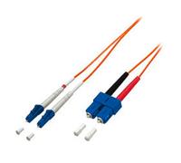equip - Cordon de raccordement - SC multi-mode (M) pour SC multi-mode (M) - 1 m - fibre optique - 62,5 / 125 microns - orange