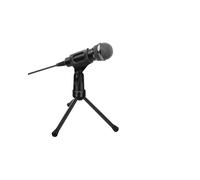 Equip Microphone de Table 245341, Noir, Sensibilité -30dB, 30-16000Hz, Connectique Filaire 3.5mm, Métal/Plastique, Câble 1.8m