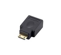 Equip Adaptateur HDMI A mâle vers HDMI C femelle 118914 – Contacts Or – Noir – Corps PVC