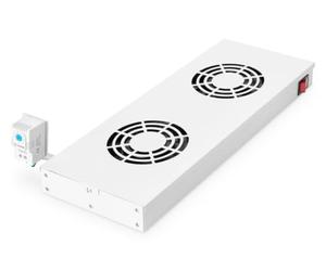 Equip Module de ventilateur 19" pour armoire serveur - 2 ventilateurs RAL7035