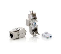 Equip Module Keystone 767221 Métallique, contacts plaqués Or, Certifié IS0/IES 11801, EN 50173, Dimensions 16x20.1x37.8mm