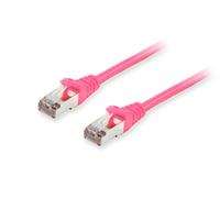 Equip Network Cable Cat6A S/FTP RJ45 Connector 0.50m Pink