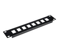 Equip Panneau de Brassage 10" avec Montage Keystone 1U, Noir